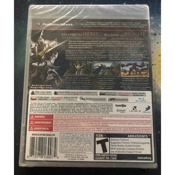 White Knight Chronicles II Playstation 3 PS3 Damaged Seal
